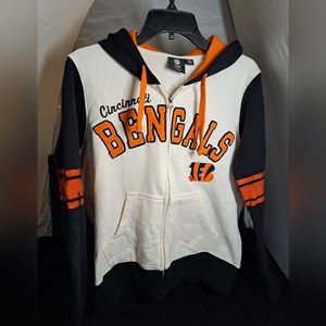 Cincinnati Bengals  Ladies Hooded Jacket Size XL / NFL